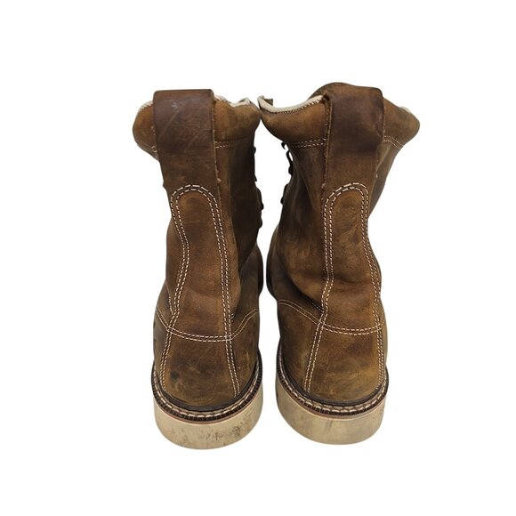 Thorogood Men's 8 " Steel Toe Work Boot (U.S.A.) 804-4378 Brown Size 12D - Picture 3 of 7